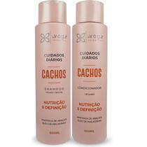 Kit Cachos 1 Shampoo 1 Condicionador 500ml Voga Kit Cachos 1 Shampoo 1 Condicionador 500ml Voga