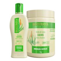 Kit Cachos 1 Shampoo 250ml 1 Banho 1kg Bio Extratus Kit Cachos 1 Shampoo 250ml 1 Banho 1kg Bio Extratus