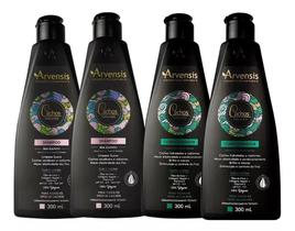 Kit Cachos 2Shampoos + 2Condicionadores 300Ml Arvensis