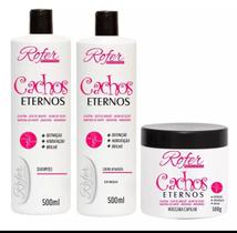 Kit Cachos 3 produtos-Rofer Produto Profissional Pra Cabelo Cacheado