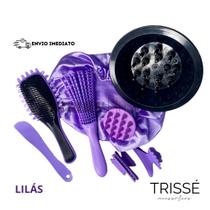 Kit Cachos Beauty Flash Escova Finalizadora Difusor Definição e Finalização Cabelo Cacheado Crespo Kit Cachos Beauty Flash Escova Finalizadora Difusor Definição e Finalização Cabelo Cacheado Crespo