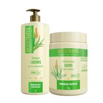 Kit Cachos Bio Extratus Shampoo e Máscara 1Kg Nutre e Define Kit Cachos Bio Extratus Shampoo e Máscara 1Kg Nutre e Define
