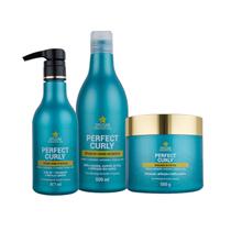 Kit Cachos Com Ativador, Creme E Máscara Nutritiva Dyusar