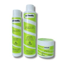 Kit Cachos com Shampoo, Máscara e Ativador de Manteiga de Abacate da Cacheatto Kit Cachos com Shampoo, Máscara e Ativador de Manteiga de Abacate da Cacheatto