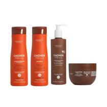 Kit Cachos Crespos Crespíssimo Arvensis Sh+ Cond +ativ+ Masc