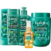 Kit Cachos Da Onda Dabelle Hair Cabelo Crespo Cacheado