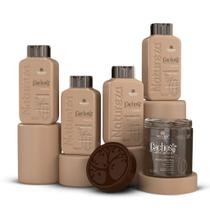 Kit Cachos De Cacau Natureza Tratamento Profissional de Nutrição E Definição de Cachos - 5 Passos