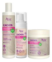 Kit Cachos Finalizadores Apse Ativador, Gelatina e Mousse - Apse Cosmetics