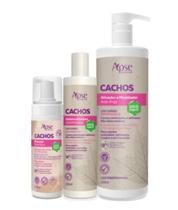 Kit Cachos Finalizadores Mousse, Ativador 1L e Gelatina Apse - Apse Cosmetics