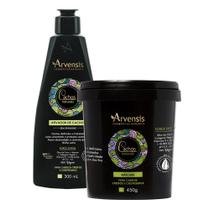 Kit Cachos Naturais Ativador Crespos/Crespissimos 300Ml, Mascara Crespos/Crespissimos 450g (2 produtos) - Arvensis Cosmésticos Naturais