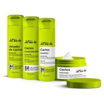 Kit Cachos Para Cacheadas Home Care Let Me Be 4 Itens Kit Cachos Para Cacheadas Home Care Let Me Be 4 Itens