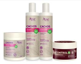 Kit Cachos PH - Shampoo, Condicionador, PH Control e Ativador (4 ITENS)