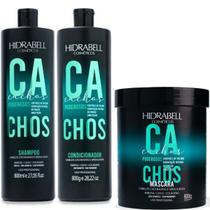 Kit Cachos Poderosos Hidrabell - Sh. + Cond. + Mascara 800ml