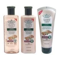 Kit Cachos Poderosos Shampoo + Condicionador + Máscara Flores E Vegetais Kit Cachos Poderosos Shampoo + Condicionador + Máscara Flores E Vegetais