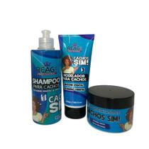 Kit Cachos REAGLISS 3 produtos Kit Cachos REAGLISS 3 produtos