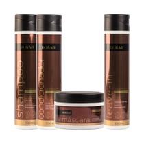 Kit Cachos (Shampoo, Condicionador, Máscara e Leave-in) - Dorah Beauty & Wellness