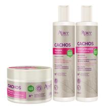 Kit Cachos Shampoo, Máscara e Gelatina Apse Vegano