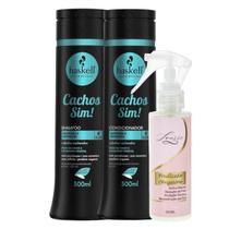 Kit Cachos Sim Shampoo + Cond 300ml + Finalizador Obrigatório Lourre 120ml