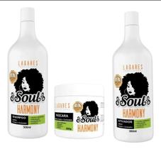 Kit Cachos Soul Harmony (shampoo+mascara+ativador) - Lagares Profissional