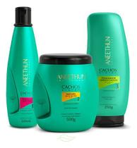 Kit Cachos System Aneethun 3 passos Shampoo+ Másc+Finaliz Kit Cachos System Aneethun 3 passos Shampoo+ Másc+Finaliz