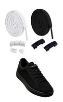 Kit Cadarço Elástico Fecho Rápido Para Tênis Sem Amarrar - Kit Cadarço Elástico Fecho Rápido Para Tênis Sem Amarrar -