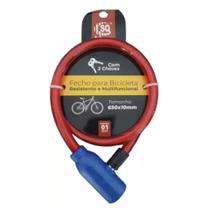 Kit Cadeado Com Corrente Reforçado Com Trava De Segurança Para Bicicleta E Moto Antifurto