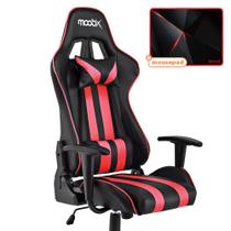 Kit Cadeira Gamer Reclinável Moob Nitro Preto/Vermelho Com Mousepad Redragon