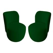 Kit Cadeira Orgânica Bia Bouclê Verde - Vallisa Decor