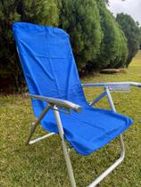 Kit Cadeira Praia Alum 5 Posições Infinita Up Azul Zaka 120 Kg + Praticapa Promo Azul Kit Cadeira Praia Alum 5 Posições Infinita Up Azul Zaka 120 Kg + Praticapa Promo Azul