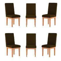 Kit Cadeiras Mesa De Jantar Marrom Kit Cadeiras Mesa De Jantar Marrom