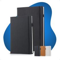 Kit Caderneta Anotação B5 A5 Executiva Pauta Suporte Caneta