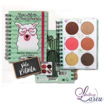 * Kit Caderneta Safi Book Lhama Dark (3 un) - Safira * Kit Caderneta Safi Book Lhama Dark (3 un) - Safira