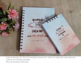 Kit caderno+bloco de anotações BRL