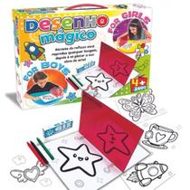 Kit Caderno com 20 Desenhos para Cópia e Pintura com 3 Giz