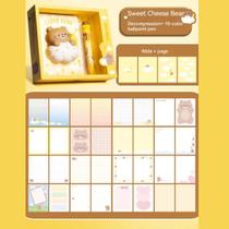 Kit Caderno com Squishy com Caneta 10 cores Capa acolchoada - Michael Judi