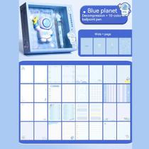 Kit Caderno com Squishy com Caneta 10 cores Capa acolchoada