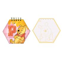 Kit Caderno Mini Ficheiro Smart Pooh + 1 Refil ficheiro Pooh
