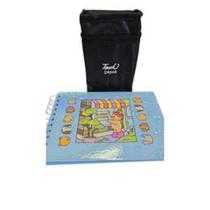 Kit Caderno Para Colorir Bobbie Goods + Canetinha Marca Texto 24 Cores