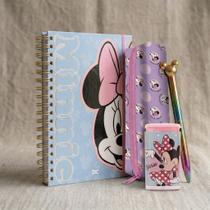 Kit Caderno Smart Minnie Dac Reposicionável+ Estojo E Caneta