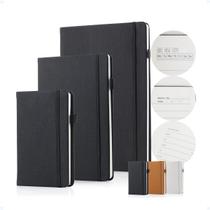Kit Caderno Tipo Moleskine B5 A5 A6 Executiva Marca Páginas Kit Caderno Tipo Moleskine B5 A5 A6 Executiva Marca Páginas