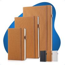 Kit Caderno Tipo Moleskine B5 A5 A6 Executiva Marca Páginas Kit Caderno Tipo Moleskine B5 A5 A6 Executiva Marca Páginas