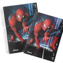 Kit Caderno Univ. 1 E 10 Materias Capa Dura homem Aranha