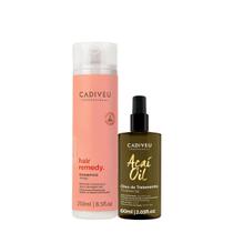 Kit Cadiveu Essentials Hair Remedy Shampoo e Açaí Oil 60 (2 produtos) Kit Cadiveu Essentials Hair Remedy Shampoo e Açaí Oil 60 (2 produtos)