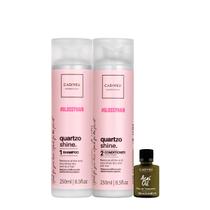 Kit Cadiveu Essentials Quartzo Shine Shampoo Condicionador e Açaó Oil (3 produtos) Kit Cadiveu Essentials Quartzo Shine Shampoo Condicionador e Açaó Oil (3 produtos)