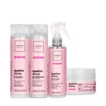 Kit Cadiveu Essentials Quartzo Shine Shampoo Condicionador Fluído e Máscara (4 produtos) Kit Cadiveu Essentials Quartzo Shine Shampoo Condicionador Fluído e Máscara (4 produtos)