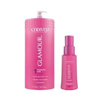 Kit Cadiveu Glamour SH. 3000ml+Óleo Reparador de Pontas 65ml