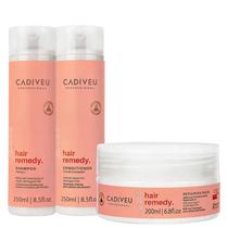 Kit cadiveu hair remedy sh+cond+masc 700ml Kit cadiveu hair remedy sh+cond+masc 700ml