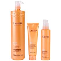 Kit Cadiveu Nutri Glow Sh980ml + Leave-in150ml+Booster200ml