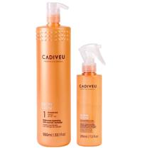 Kit Cadiveu Nutri Glow Shampoo980ml+Leave-in Nutritivo 215ml