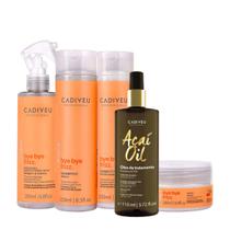 Kit Cadiveu Professional Bye Bye Frizz Shampoo Condicionador Selagem Gradativa Máscara e Açaí Oil 110 (5 produtos) Kit Cadiveu Professional Bye Bye Frizz Shampoo Condicionador Selagem Gradativa Máscara e Açaí Oil 110 (5 produtos)